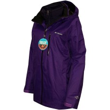 Columbia Women’s Plus Nordic Point II Interchange 3 in 1 Jacket (Purple, 1X)