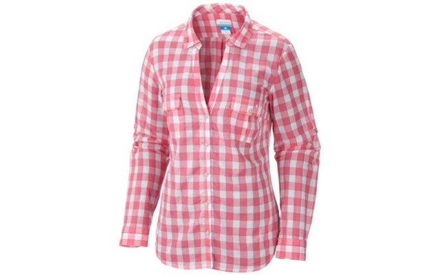  Women’s Sun Drifter Long Sleeve Shirt (Pink, Medium)