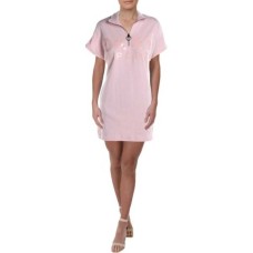DKNY Sport Womens Logo Half Zip Dress