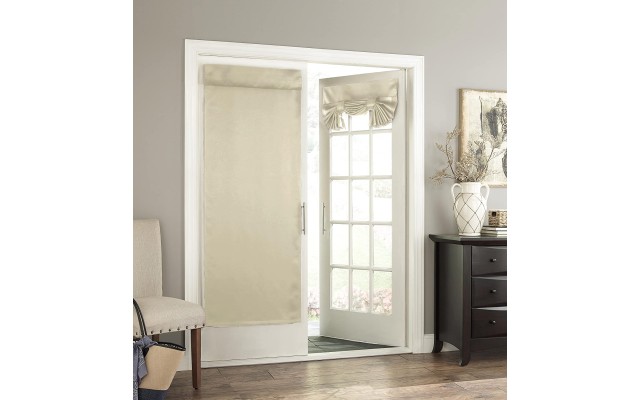  Tricia Room Darkening Window Door Panel (Stone, 26” x 68”)