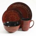  Milanto Durable Stoneware Glazed 16 Piece Dinnerware Set
