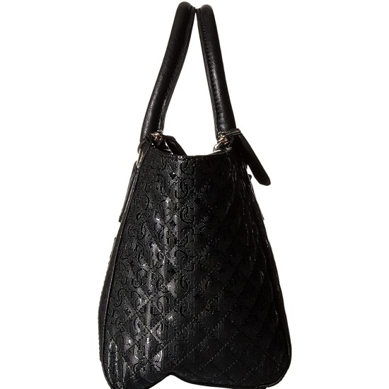  Ophelia Quilted Satchel Logo Embossed