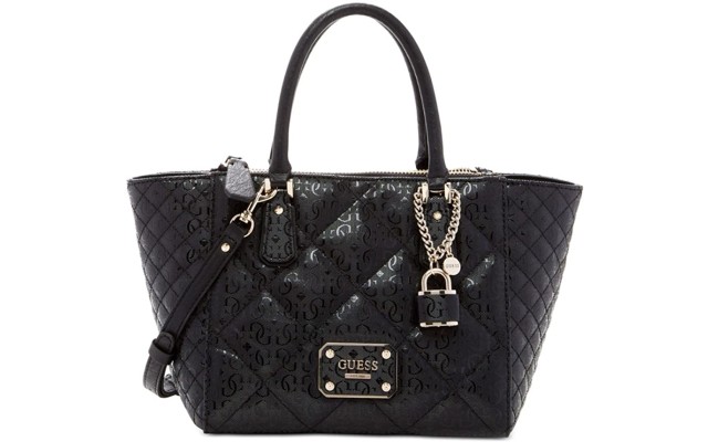  Ophelia Quilted Satchel Logo Embossed
