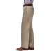  Men’s Premium No Iron Classic Fit Expandable Waist Flat Front Pants (Khaki, 36×29)