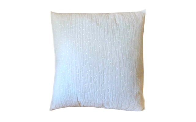  White Wave Seaglass 22″ x 22″ Decorative Pillow
