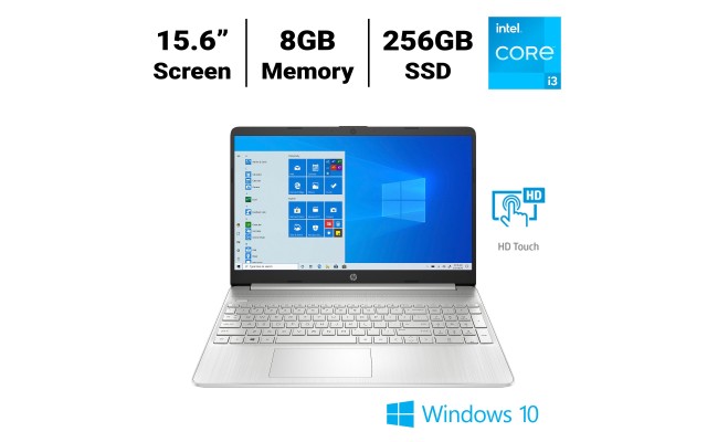  15-dy2074nr Laptop, 11th Generation Intel Core i3-1115G4 Processor, 8GB Memory, 256GB SSD