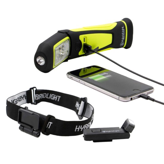 Hybridlight Mammoth Solar Multi-Light / Charger and Headlamp 75 Lumens Model 1298