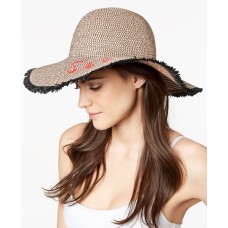 Inc International Concepts Sea La Vie Fringe Floppy Hat (Soft Pink, One Size)