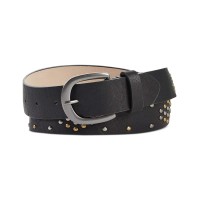 INC International Concepts Studded Pant Belt, Black, L