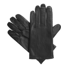 Isotoner Signature Men’s Leather Gloves (Black, M)