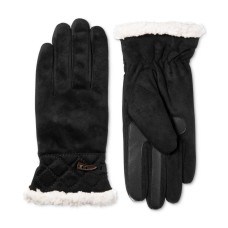 Isotoner Signature Women’s smartdri Microsuede Touchscreen Gloves (Black, S/M)