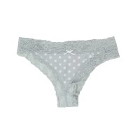 Jenni Women's by Jennifer Moore Cheeky Lace-Trim Thongs Panty