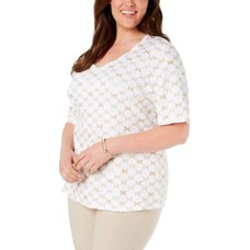 Karen Scott Plus Size Printed T-Shirt