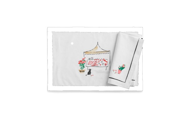  to Market Stand Placemat (Fish Stand)