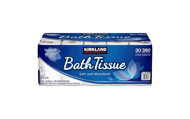  Bath Tissue, 2-Ply, 380 Sheets, 30 Rolls