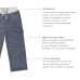  Boys Casual Pants – Soft Cotton, Pull-On/Drawstring Closure, Dark Denim, 2
