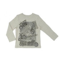 Kleverkids Boys Solid Cargo Polo Peruvian Cotton T-Shirt – Long Sleeve, Polo Neck With 3 Buttons