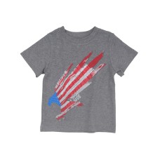 Kleverkids Toddler Baby Boys Tiger, Compass Graphic Printed Peruvian Cotton Short Sleeve T-Shirt for 2, 3, 4, 5, 6, 8 Years