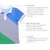  Toddler Baby Boys Tiger, Compass Graphic Printed Peruvian Cotton Short Sleeve T-Shirt for 2, 3, 4, 5, 6, 8 Years, Cobalt/Grey/Apple, 6
