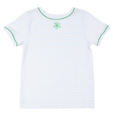 Kleverkids Toddler Baby Boys Tiger, Compass Graphic Printed Peruvian Cotton Short Sleeve T-Shirt for 2, 3, 4, 5, 6, 8 Years