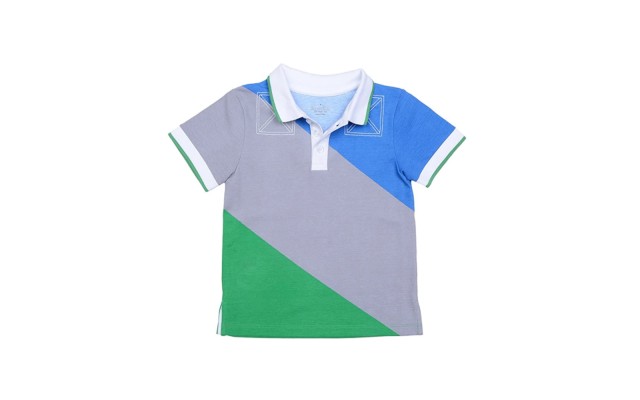  Toddler Baby Boys Tiger, Compass Graphic Printed Peruvian Cotton Short Sleeve T-Shirt for 2, 3, 4, 5, 6, 8 Years, Cobalt/Grey/Apple, 6