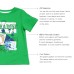  Toddler Baby Boys Tiger, Compass Graphic Printed Peruvian Cotton Short Sleeve T-Shirt for 2, 3, 4, 5, 6, 8 Years, Apple, 2