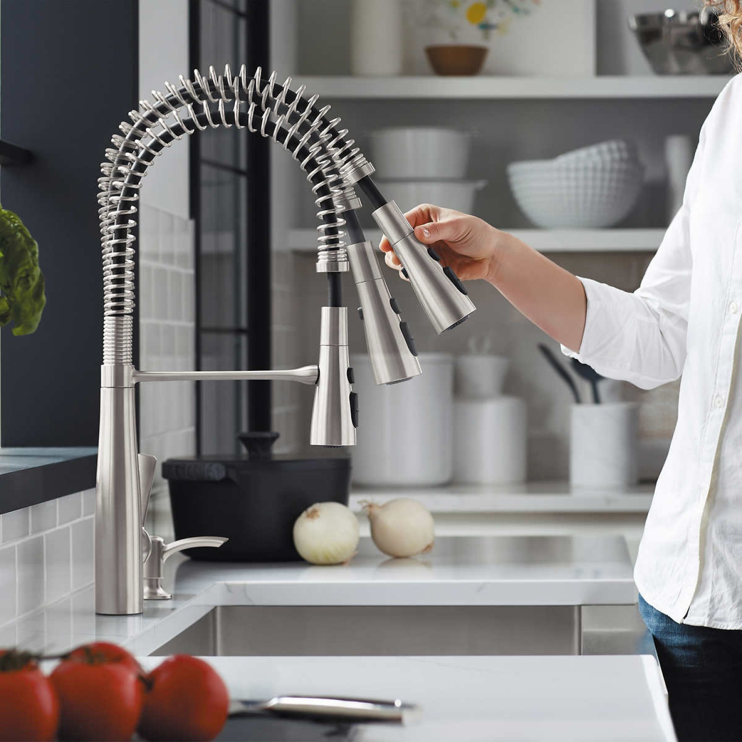 Kohler Semi-Professional Kitchen Faucet with Soap Dispenser