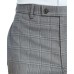  Mens Glen Plaid Business Dress Pants (Gray), Gray, 40X32