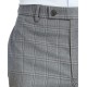  Mens Glen Plaid Business Dress Pants (Gray), Gray, 40X32