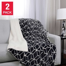 Life Comfort Ultimate Faux Fur Throw Ultra Soft 2-pack