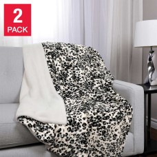 Life Comfort Ultimate Faux Fur Throw Ultra Soft 2-pack