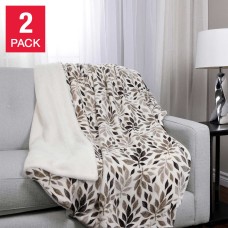 Life Comfort Ultimate Faux Fur Throw Ultra Soft 2-pack