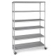 Member’s Mark 6-Tier NSF Steel Wire Shelving, 47.5″ x 18″ x 72″