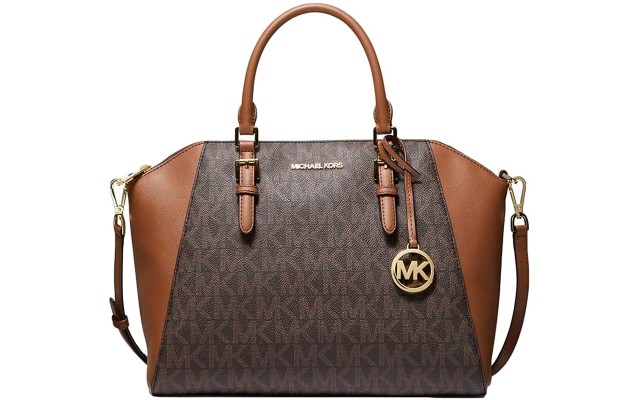  Large Ciara Top Zip Womens Satchel, Brown