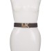  Women's Mk Logo Reversible Belt, Brown/Black, Large