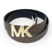  Women's Mk Logo Reversible Belt, Brown/Black, Large