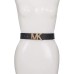  Women's Mk Logo Reversible Belt, Brown/Black, Large