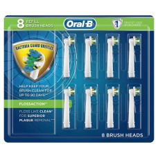 Oral-B FlossAction Replacement Electric Toothbrush Head (8 ct.)