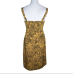  Georgina Mustard Python Sundress (Yellow, Small)