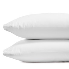 Sky Floral Embroidered King Pillowcase, Pair – 100% Exclusive (White, King)