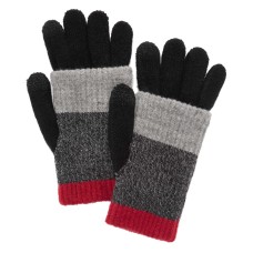 Steve Madden Multi Stripe Purl Knit (Red, One Size)