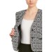  Women’s Rita Skirt Suit (White/Black, 8)