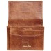  Men’s Leather Flip Card Case (Light Beige, 2.75″x3.93″x0.71″)