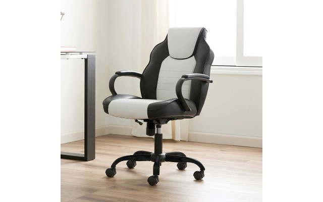 True Innovations Task Chair Pneumatic Height Adjustment, White