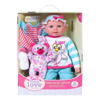 18″ Huggably Soft Doll and Playset