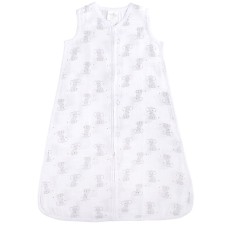 aden + anais Essentials Classic Sleeping Bag, 100% Cotton Muslin, Wearable Baby Blanket, Safari Babes (Elephant, Small, 0-6 Months)