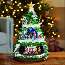 Animated Disney Holiday Tree with Music, 8 Classic Holiday Songs
