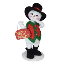 Annalee 9in Christmas Whimsy Snowman