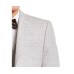  Men’s Slim-Fit Gray Plaid Linen Suit Jacket
