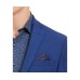  Men’s Slim-Fit PerFormance Active Stretch Blue Sharkskin Suit Separate Jacket